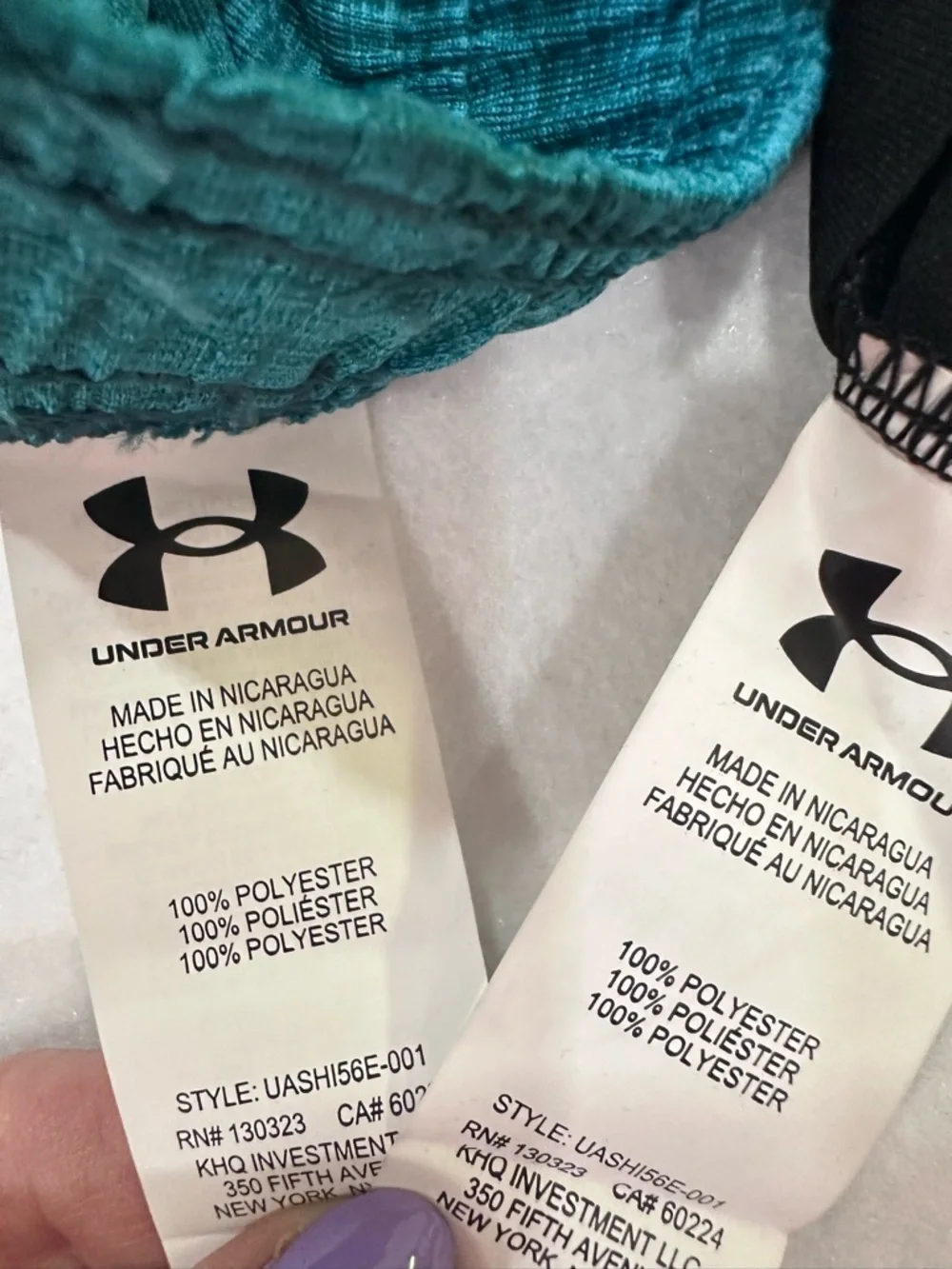 Under Armour lighter weight